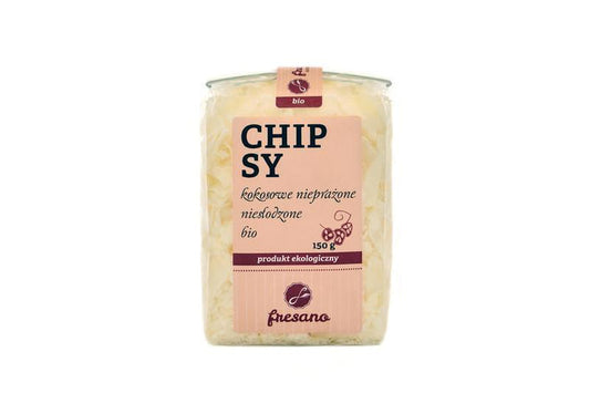 Chipsy kokosowe nieprażone niesłodzone EKO 150 g