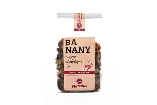 Banany suszone niesłodzone BIO 150 g